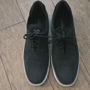 Cole Haan Black Perforated Sneakers